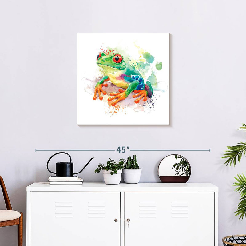 Crowle Tree Frog Splash, 24" H x 24" W