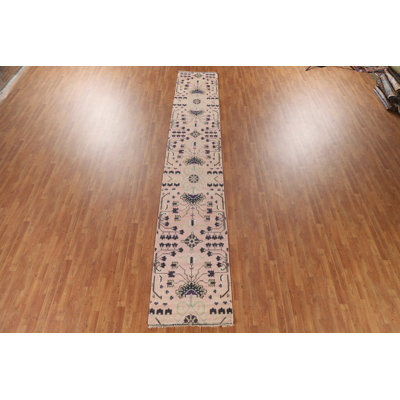 All-Over Traditional  Oriental Runner Rug 3x16