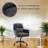 Adjustable Height Office Chair With Synthetic Pu Leather-305660409