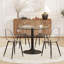 Dining Table Set For 4, 35" Glass Top Kitchen Table And Chairs For Small Spaces-123294123