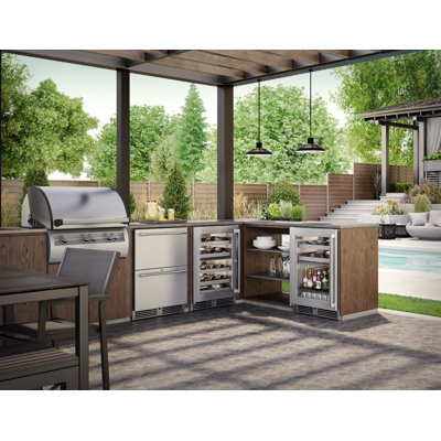 Perlick 23.88'' W Freestanding Mini Fridge