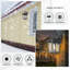 Luminaires d'extérieur à fixation murale, lanternes murales extérieures imperméables avec verre bullé