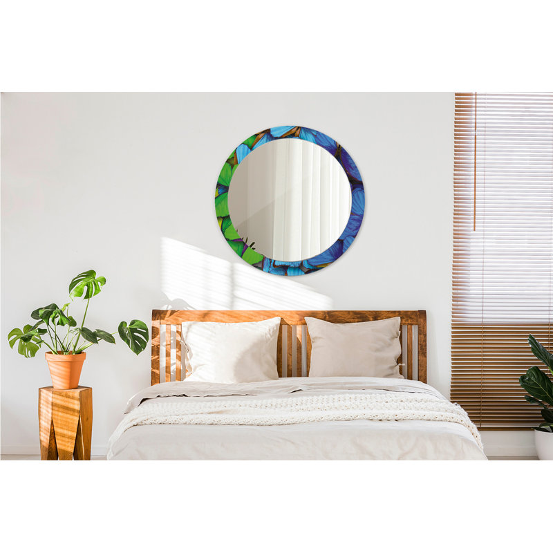 Huldar Glass Flat Wall Mirror