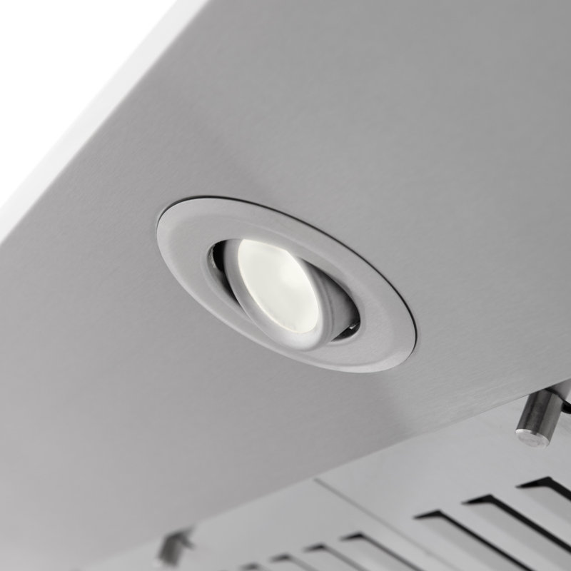 36" 400 CFM Ducted Wall Mount Range Hood in Stainless Steel with Nightlight, 30"