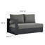 Canapé modulaire d'extérieur Slow Down (gris)-1522947861