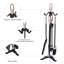 Amiyiah Iron Fireplace Tool Set