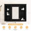 Armoire de rangement pour salle de bain avec miroir, 35 po x 27,5 po, style moderne, 5 tablettes et plus, tableau noir 35 po x 27,5 po-1878567481