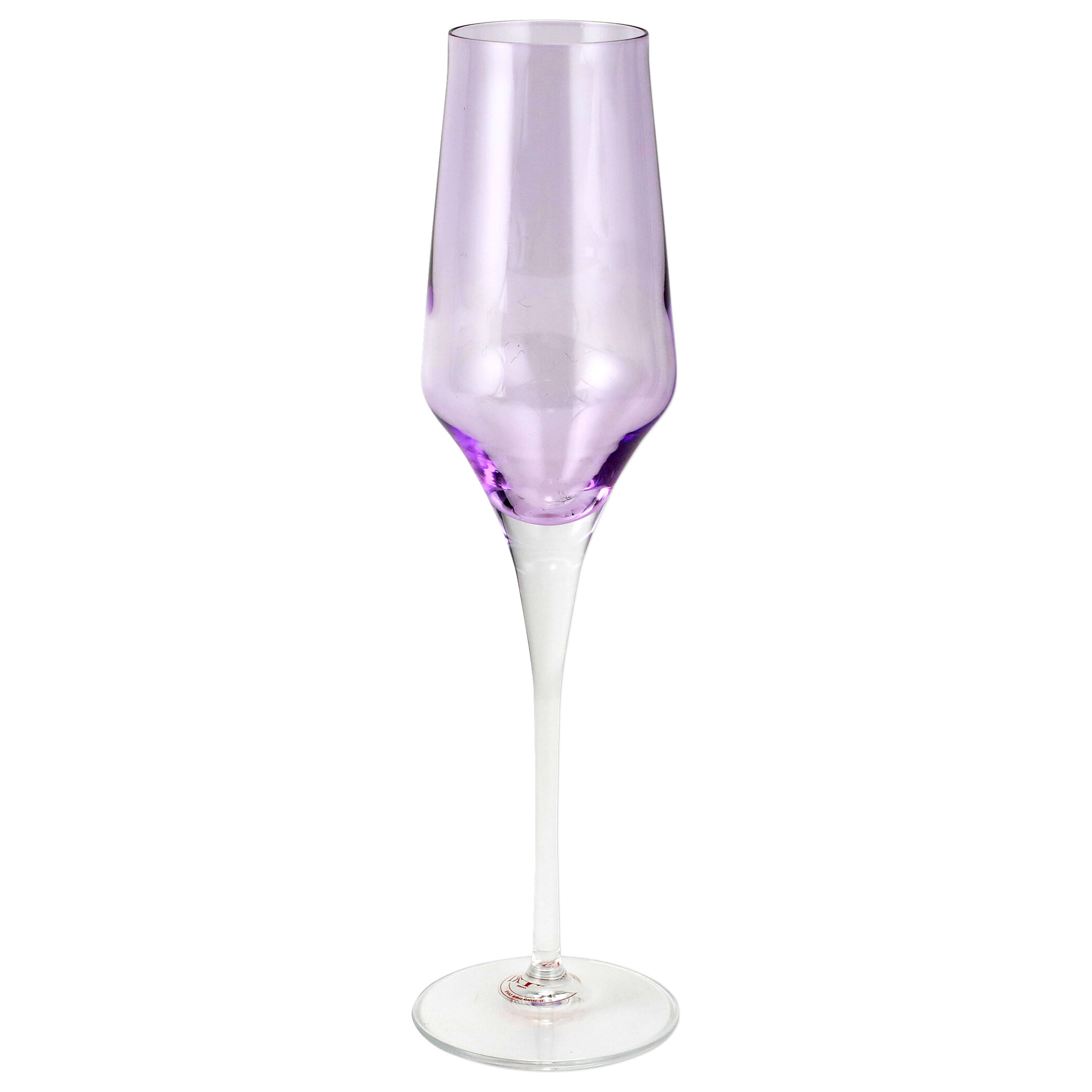 Vietri Contessa Blue Stemless Wine Glass