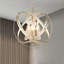 Lustre à 4 lumières à intensité variable l 17 po avec accents en cristal rappaport-1763568899