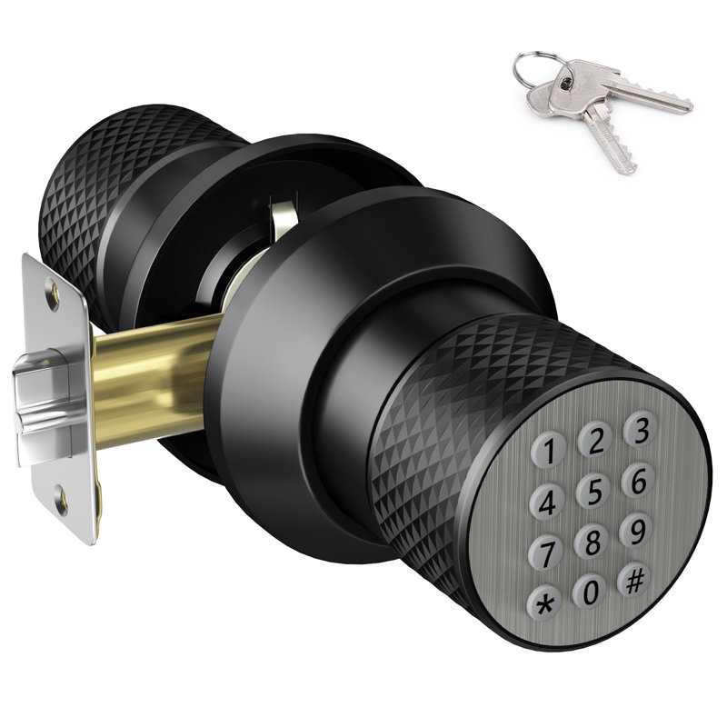 Keyless Smart Digital Door Lock with Keypad, Black