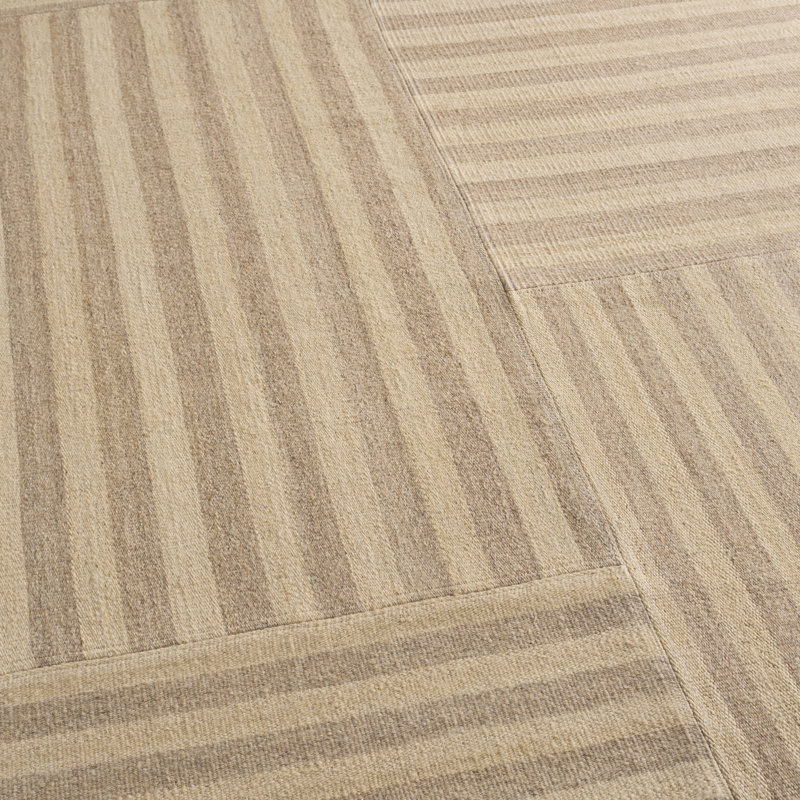 Canyon Wool Striped Area Rug, Rectangle 8' x 10'