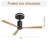52 Inch Modern Flush Mount Ceiling Fan With Led Light And Remote Control, 3 Abs Blades Noiseless Reversible Dc Motor For Patio Living Room