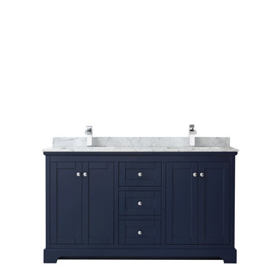 Ensemble de meuble-lavabo double 60 po Avery