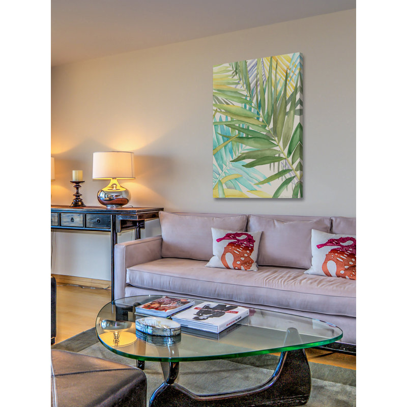 "Tropical Pattern II" Print on Wrapped Canvas, 24" H x 16" W