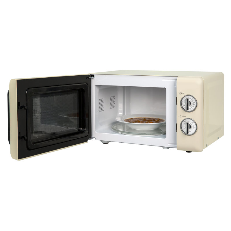 17 L 700W Countertop Microwave, Cream