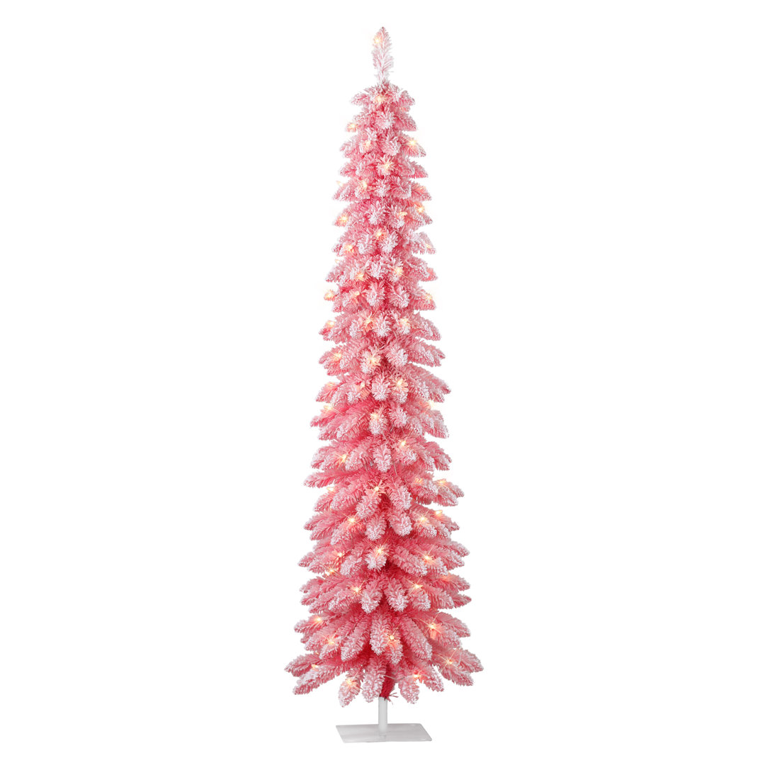 Gwendia Lighted Pine Christmas Tree The Holiday Aisle® 