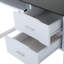 Bureau d'ordinateur en verre Ailey