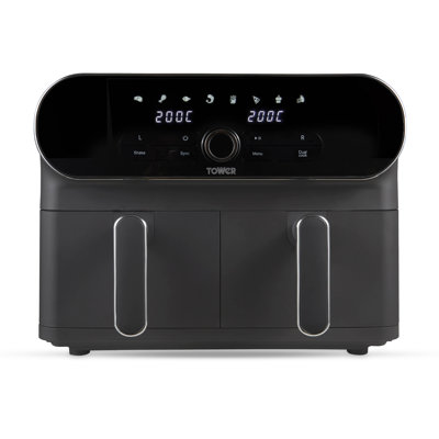 Tower Vortx Elite 10.4L Duo Basket Air Fryer with Sync Finish, 1700W