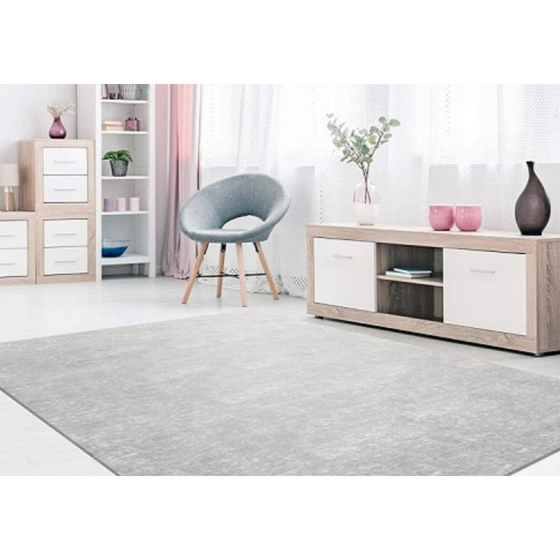 Liudger Machine Woven Grey Indoor Rug, Rectangle 200 x 290cm