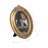 Resin, 4X6 Round Applique Photo Frame, Gold