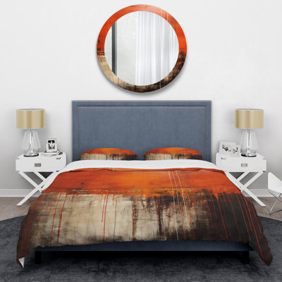 Ensemble de housse de couette Lyrical Abstraction Collage II - Abstract Collages