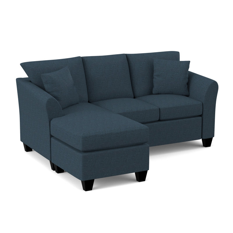 Ryant Upholstered L-Shaped Sectional Reversible, Bronco Peacock