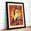 Radiant Horse Retro - Framed Print-76754059-76754057