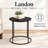 Arhaam Iron Top End Table