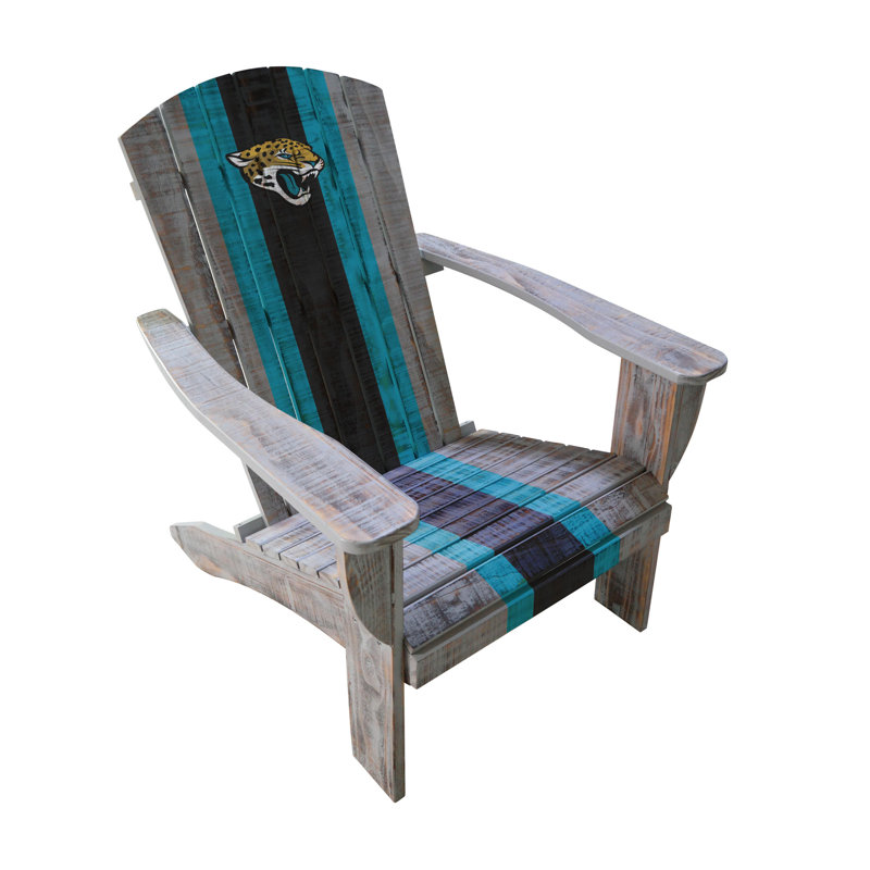 Wood Outdoor Adirondack Chair, Jacksonville Jaguars