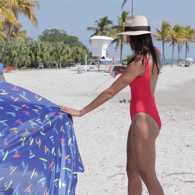 Rio Pop Up Shelter - imprimé surf