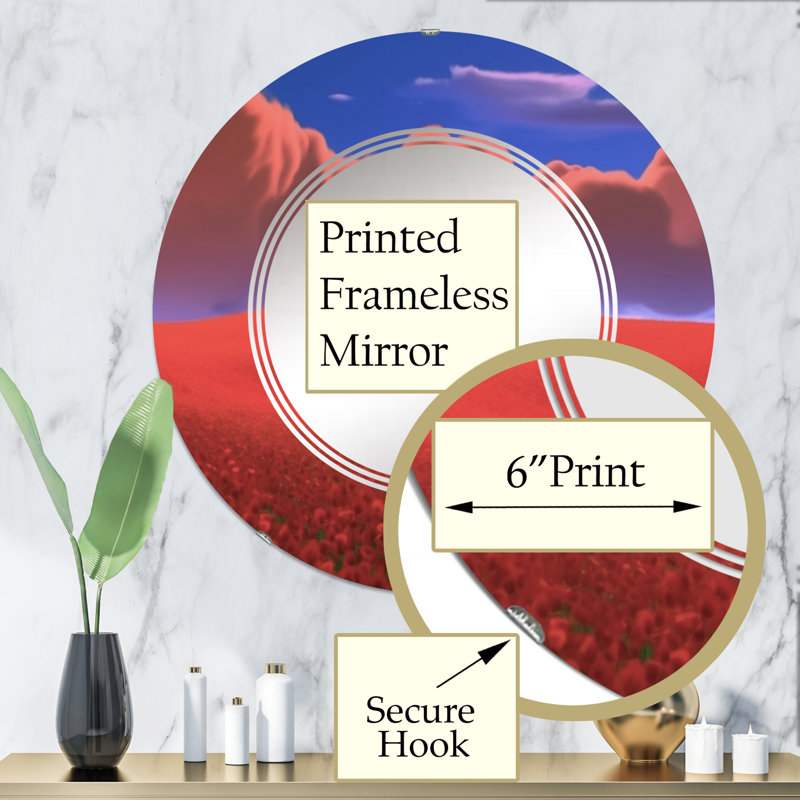 Miroir mural Woodmansee, 32 po x 32 po