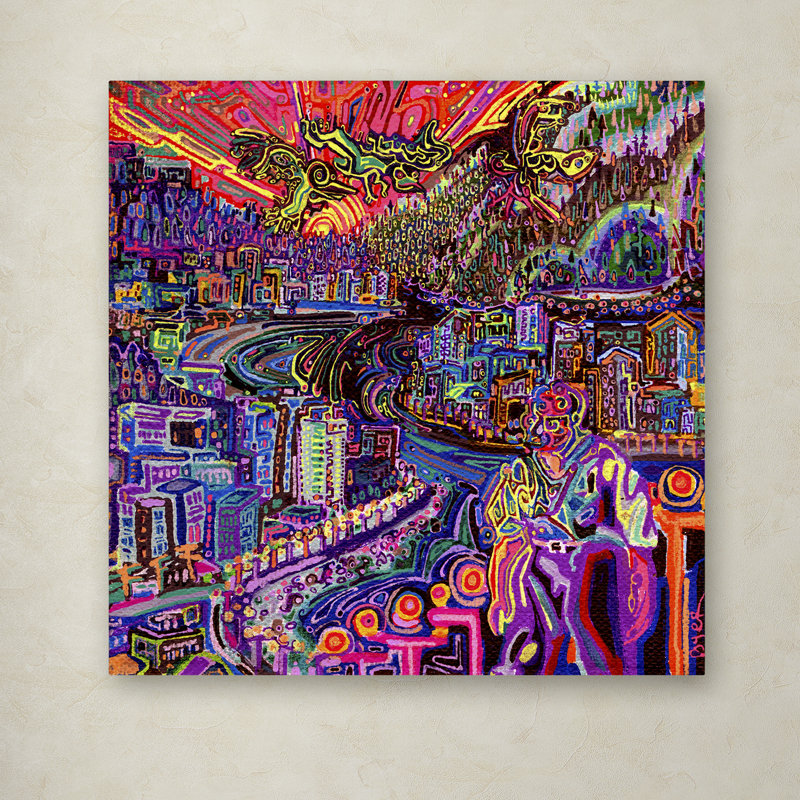 « besace », reproduction d’impression sur toile tendue, H 35 po x l 35 po x P 2 po