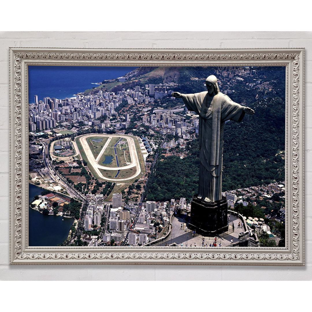 Christus-Erlöser-Statue Rio De Janeiro Brasilien - Drucken