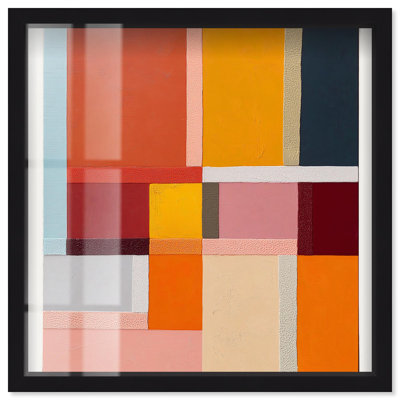 «Vibrant Repose III Abstract Decor Shadowbox» par Art Remedy
