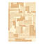 Rectangle Abstract Jacquard Indoor / Outdoor Washable Area Rug-129389274