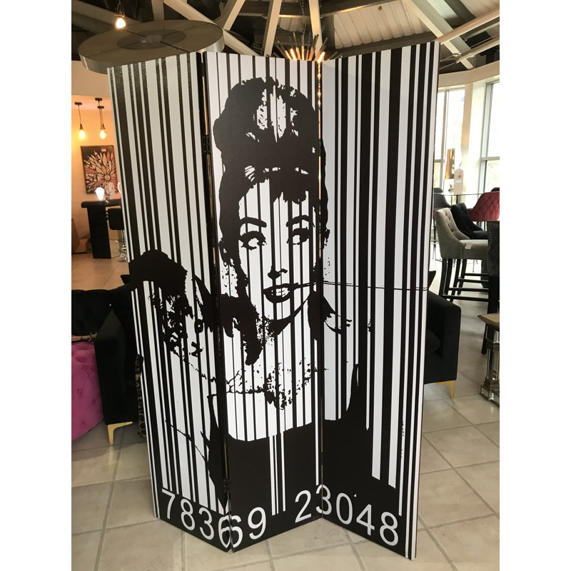 180cm x 120cm Hepburn 3 Panel Room Divider