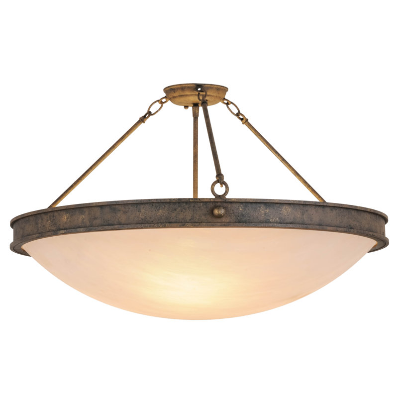 3 - Light Semi Flush Mount