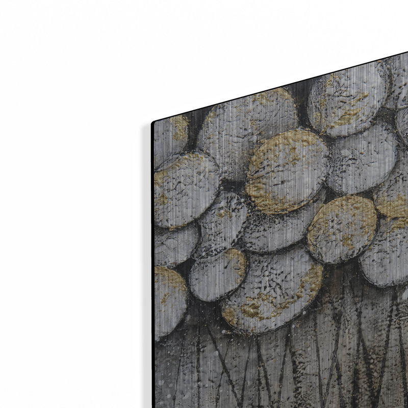 «Bubble Trees In White» par Britt Hallowell, H 24 po x l 16 po