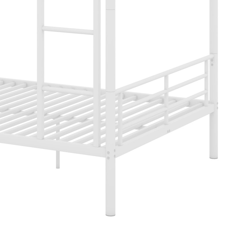 Lit superposé en métal, Blanc