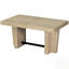 Ensemble de table de salle à manger en bois extensible pour 6 personnes avec banc et 4 chaises rembourrées Farmhouse