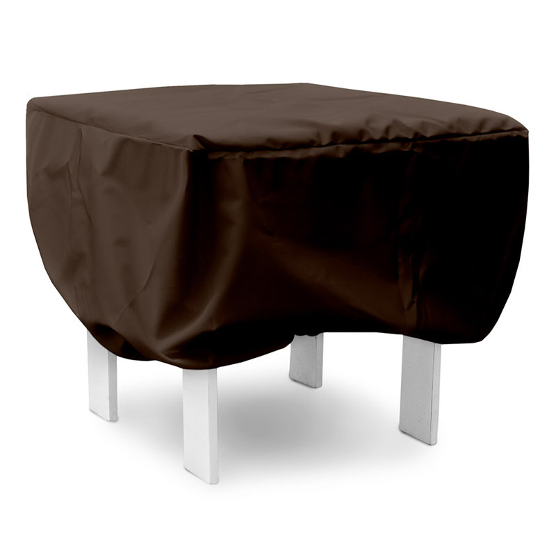 Weathermax™ Outdoor Patio Table Cover, Grey, 16" H x 26" W x 26" D