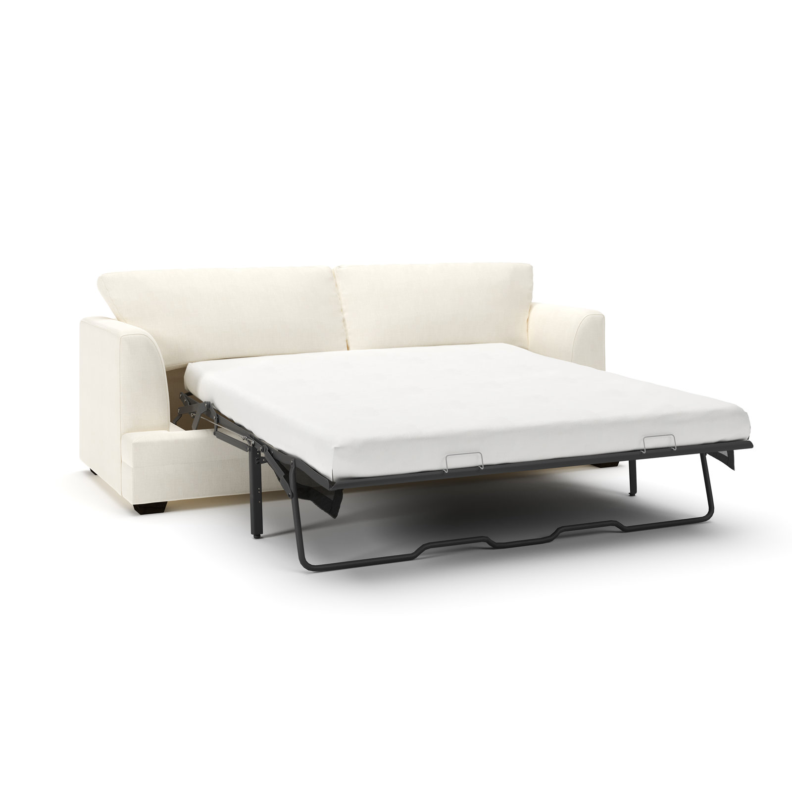 Edan 92'' Sleeper Sofa, Conversation Pearl Basketweave