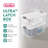 Sterilite Clear Plastic Stackable Storage Bin with White Latch Lid