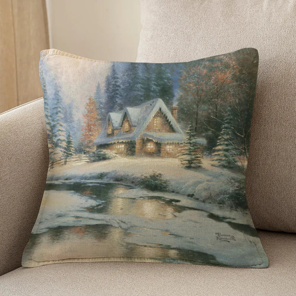 Thomas Kinkade streams of Living Water Indoor Decorative Pillow