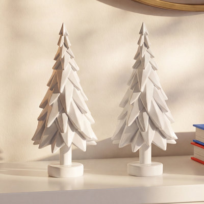 Ensemble de 2 épinettes décoratives de 6,75 po Patrice