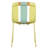4 - Pack Indoor/Outdoor Color Block Chairs Heavy Duty Frame, Stain , Tropical Style Modern Striped In Yellow, Orange, For Indoor And Outdoor Decor, Ergonomic Design-1157360031