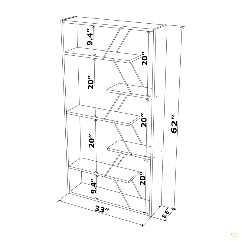 Meuble de rangement Furnish Home Store, Noyer / argenté