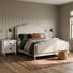 Ensemble de chambre avec très grand lit en coton 3 pièces Curated