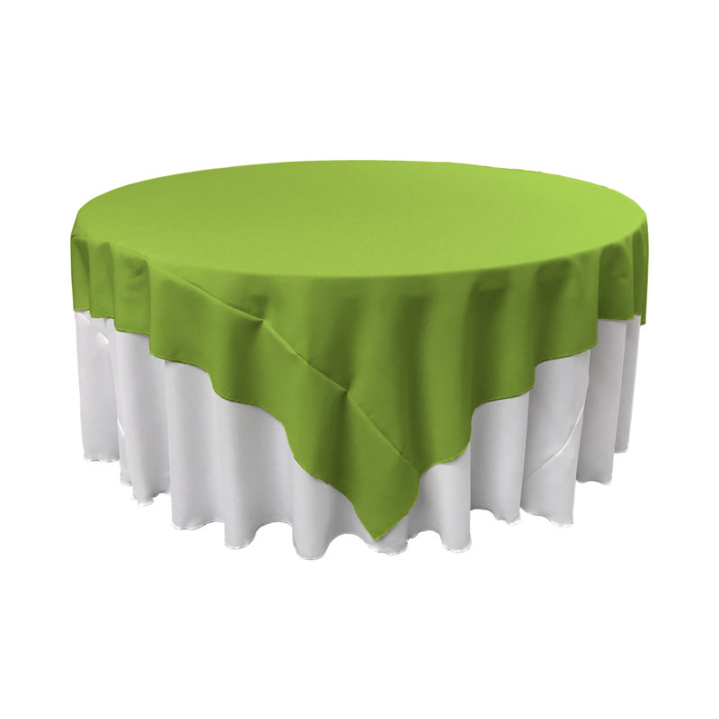 Solid Color Square Tablecloth - Basics by Wayfair™, Lime, 72" Square