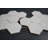 Bianco Dolomite 4" Hexagon Glossy